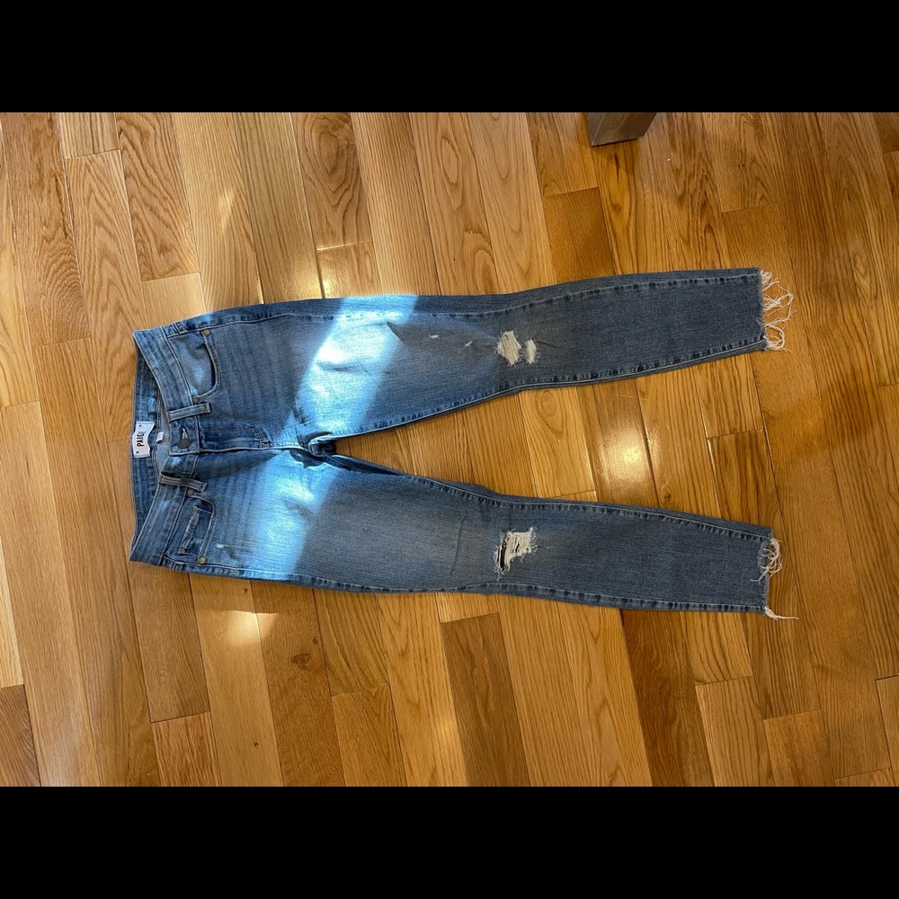 Paige skinny ripped jeans